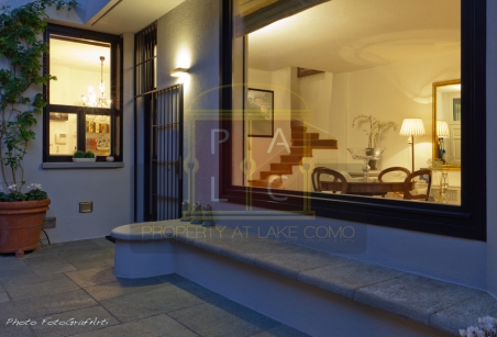 modern villa with large windows